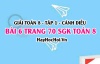 Giải bài 6 trang 70 Toán 8 Tập 1 SGK Cánh Diều